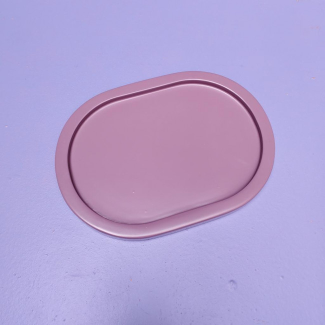 MINI BANDEJA OVAL ROXO CLARO 20X14