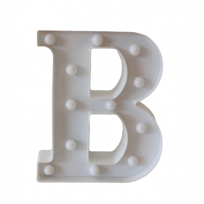 Letra Led B