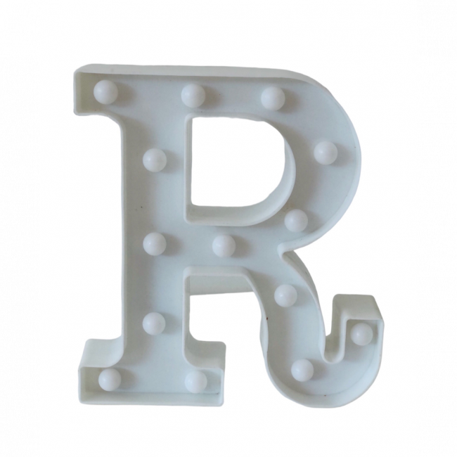 Letra led R