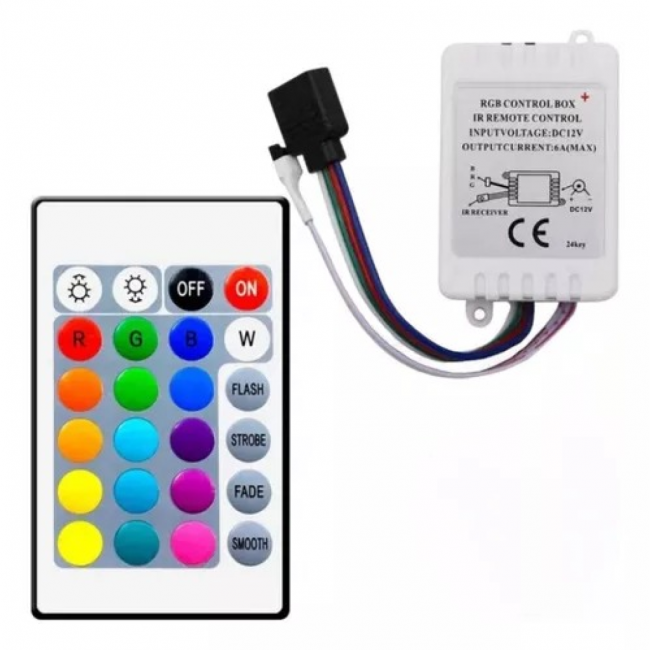 Controle Remoto e Controladora de Fita Led