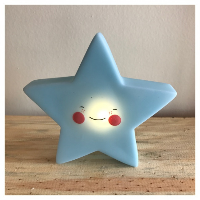 MINI LUMINÁRIA ESTRELA AZUL