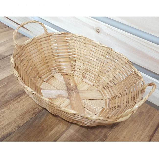 Cesta de Vime Oval com Alça P