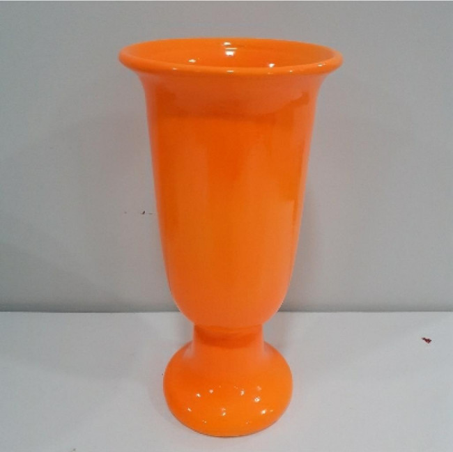 VASO TAÇA LARANJA VIVO NEON