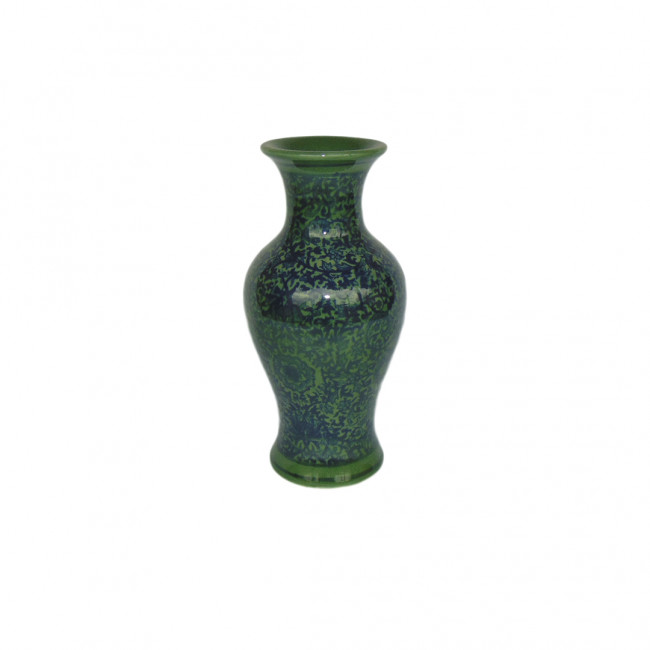 Jarro Cerâm Verde Musgo 21cm