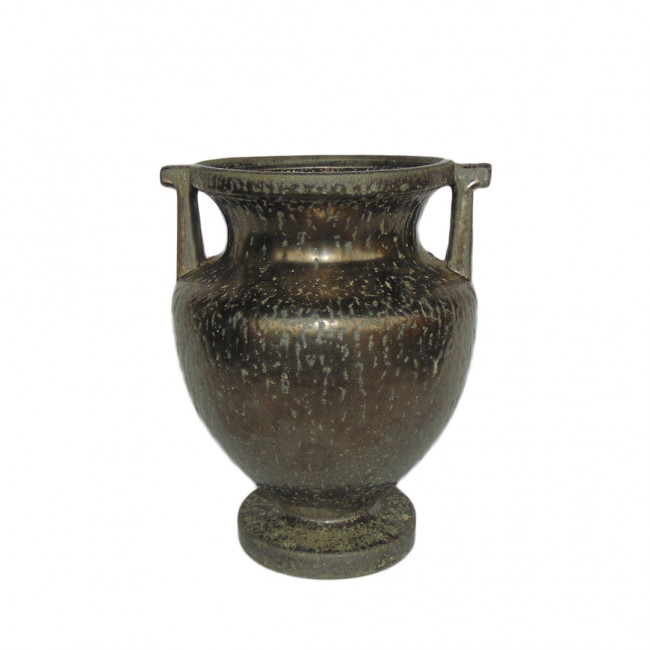 Vaso Cerâm Grego Chumbo 21x26cm