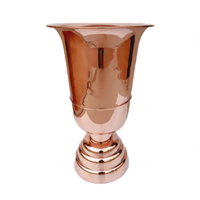 Vaso Metal Rose Gold 35x60cm