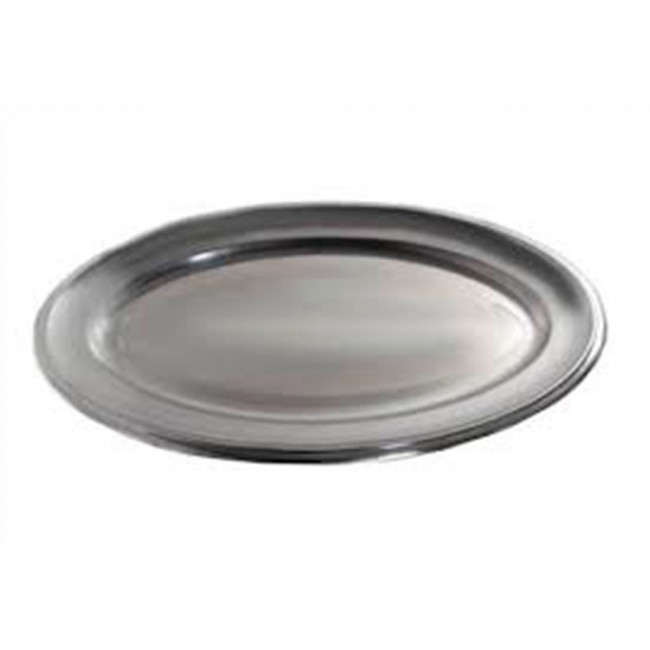 Bandeja Inox Oval 55cm