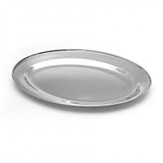 Bandeja Inox Oval 35cm