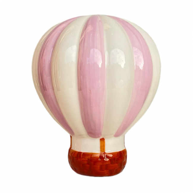 BALAO DECORATIVO EM PORCELANA ROSA M