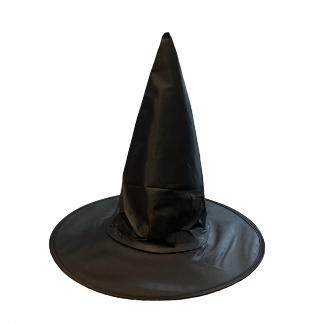 CHAPÉU DE BRUXA HALLOWEEN PRETO