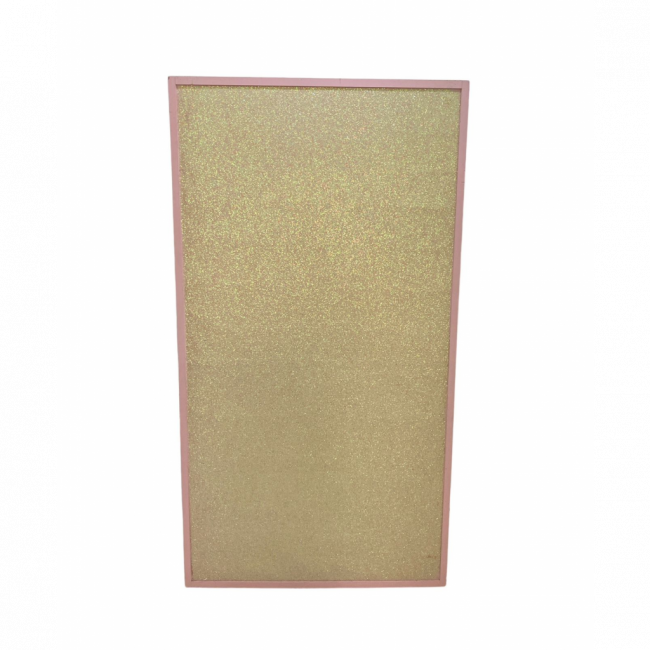 PAINEL RETANGULAR BRILHO GLITTER ROSA (1,85A x 1,00L)