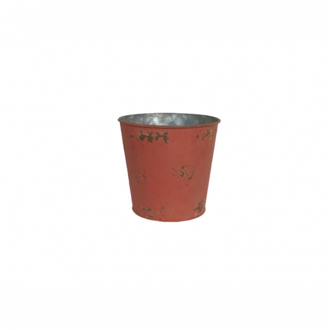 VASO EM FERRO TERRACOTA M $