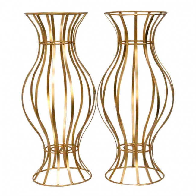 VASOS ELEGANTE FERRO (DOURADO)