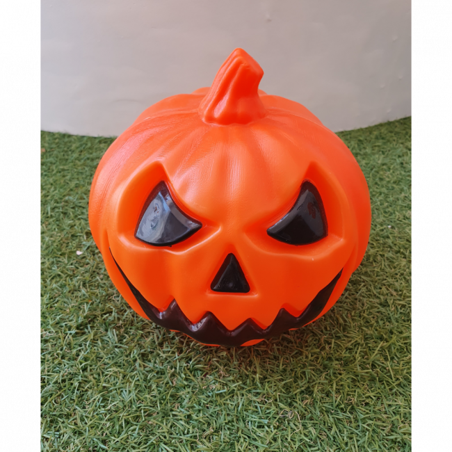 Abóbora Plastico laranja  Halloween