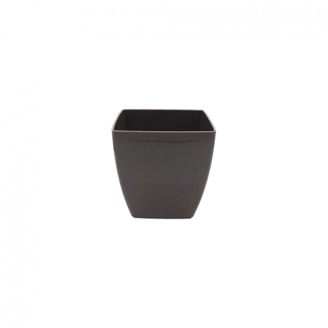 Cachepot/ Vaso Marrom (plastico) Siena Taupe 14x13cm