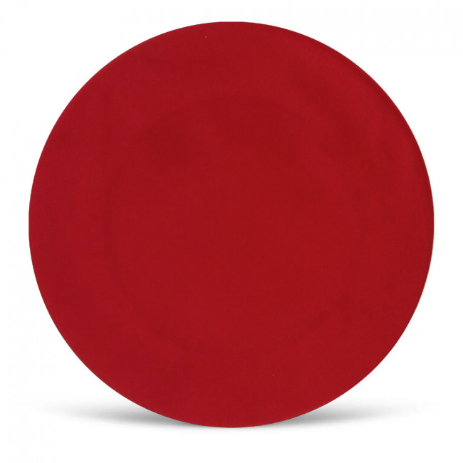 Sousplat sobremesa Vermelho (Ø 25cm)