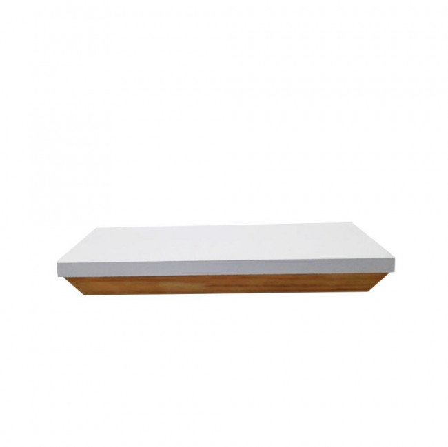 Bandeja em MDF laqueado branco (32x14cm)