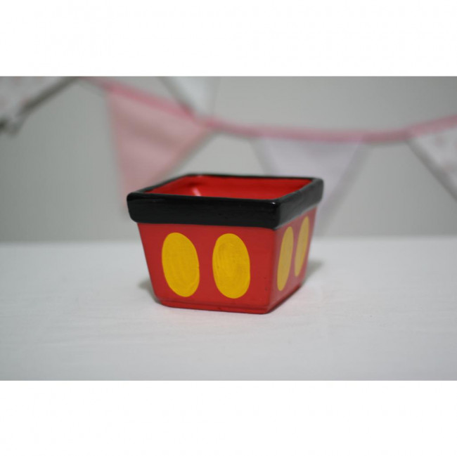 VASO QUADRADO MICKEY