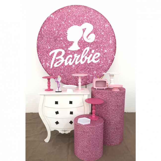 Kit locação Barbie ( sem tapete, valor válido para retirar na loja)