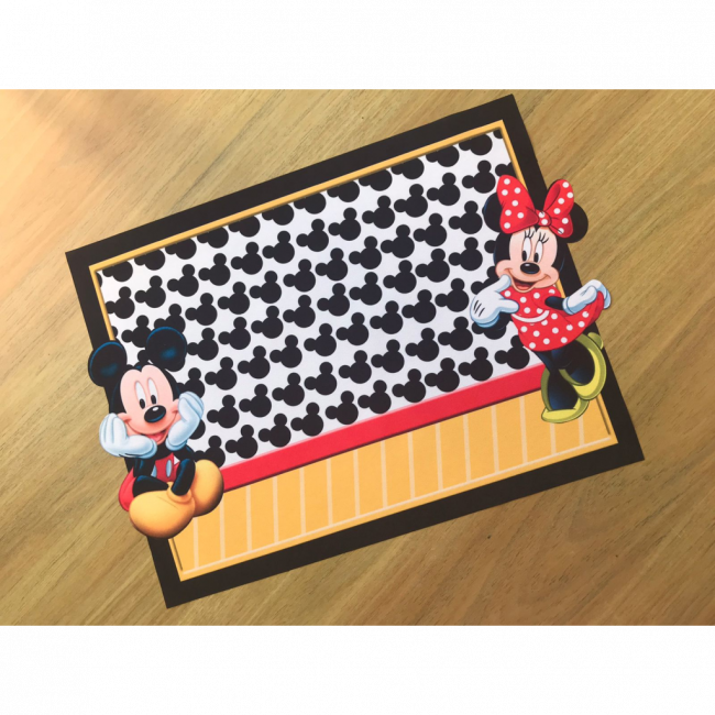 Jogo americano Mickey e Minnie