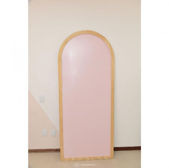 PAINEL MOLDURA MADEIRA ALTO ROSA BB