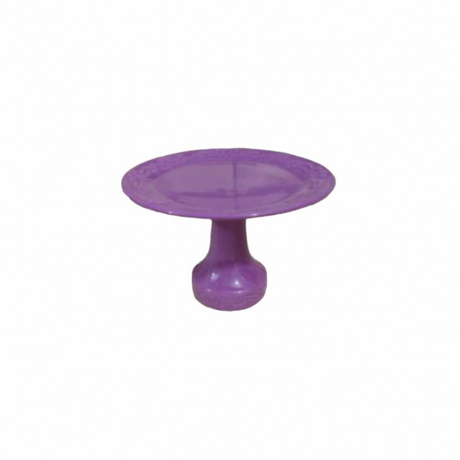 Suporte 16cm altura Cerâmica Roxo M 17cm diâmetro