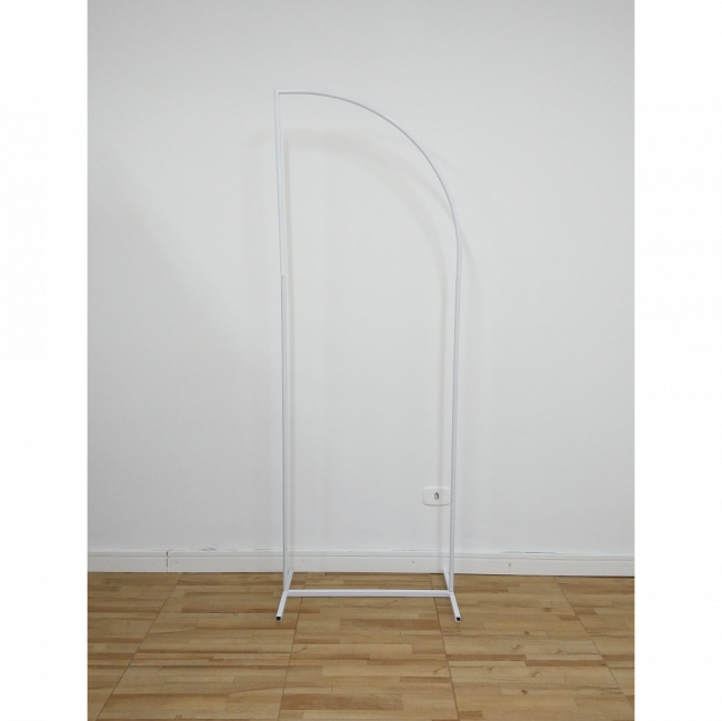 Estrutura Arco Meia Lua Metal Branco G