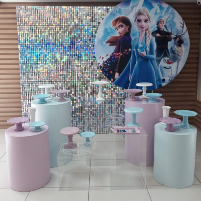 Materiais para Decoração de Festa Frozen