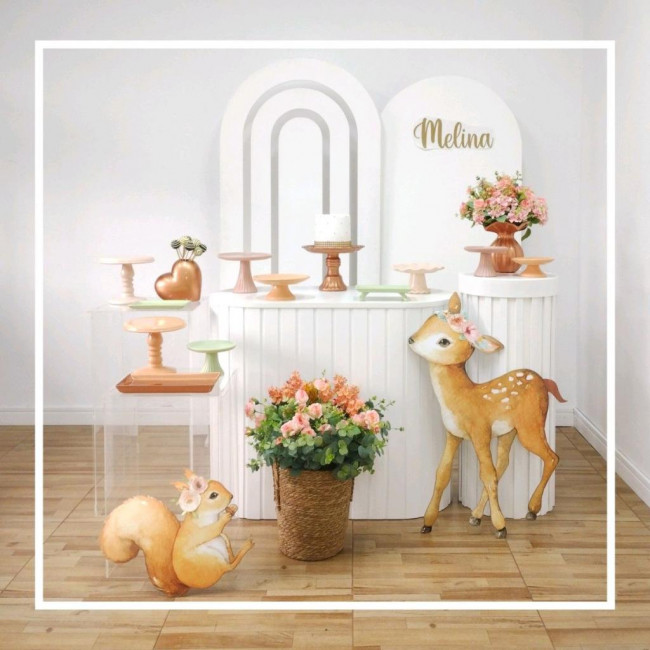 Materiais para Decoração de Festa Bosque/Jardim