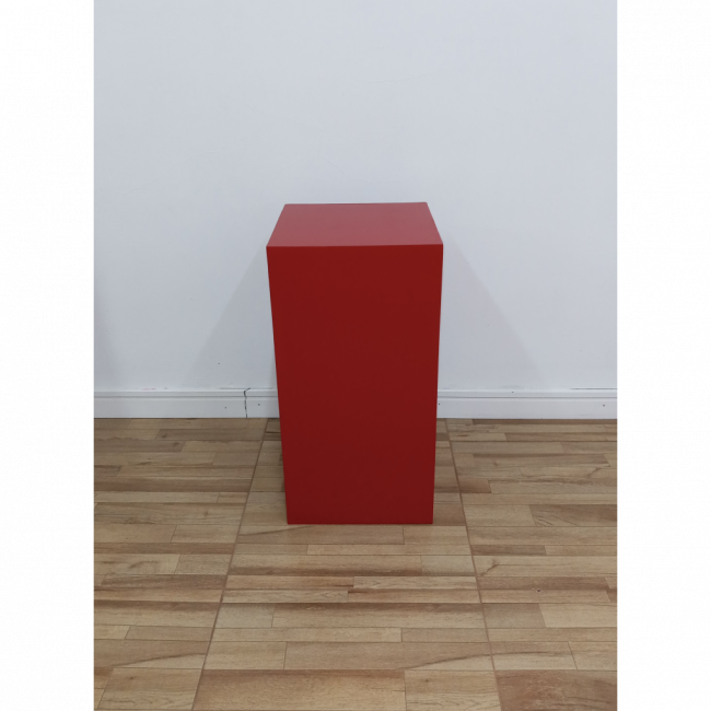 Cubo MDF Vermelho P