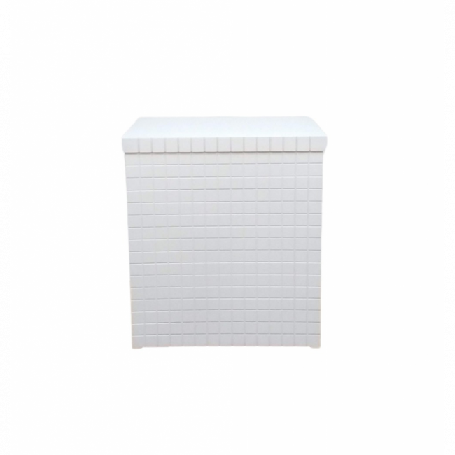 Balcão Grid Branco MDF (não desmonta) 85cm altura x 50 x 75