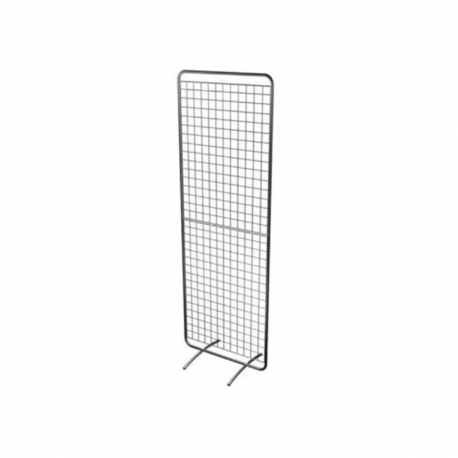 Painel Grid Metal Preto 1,80 altura x 0,63