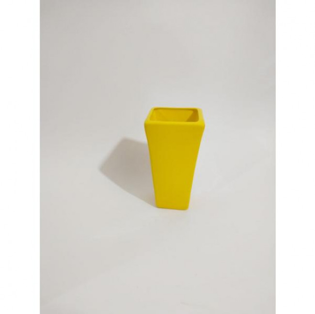 Vaso Cone Amarelo