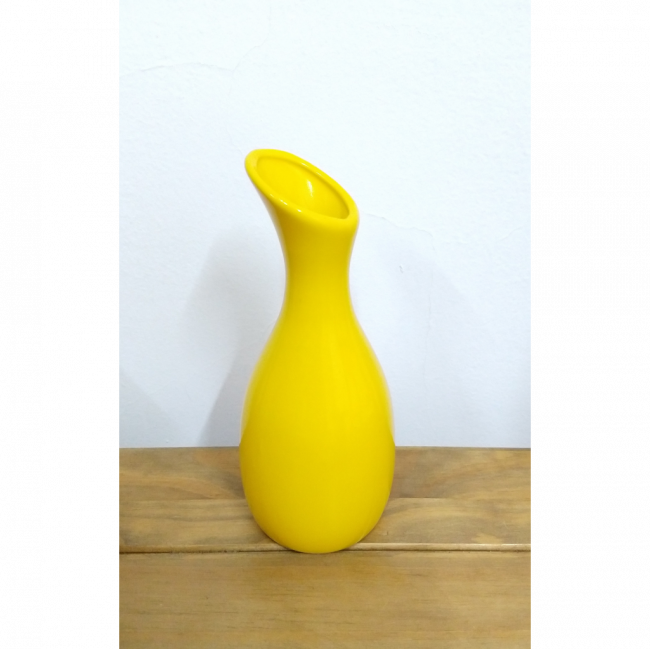 Vaso Relevo Amarelo P