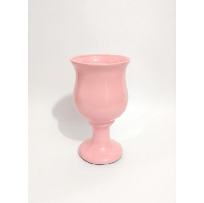 VASO TAÇA ROSÉ CLARO