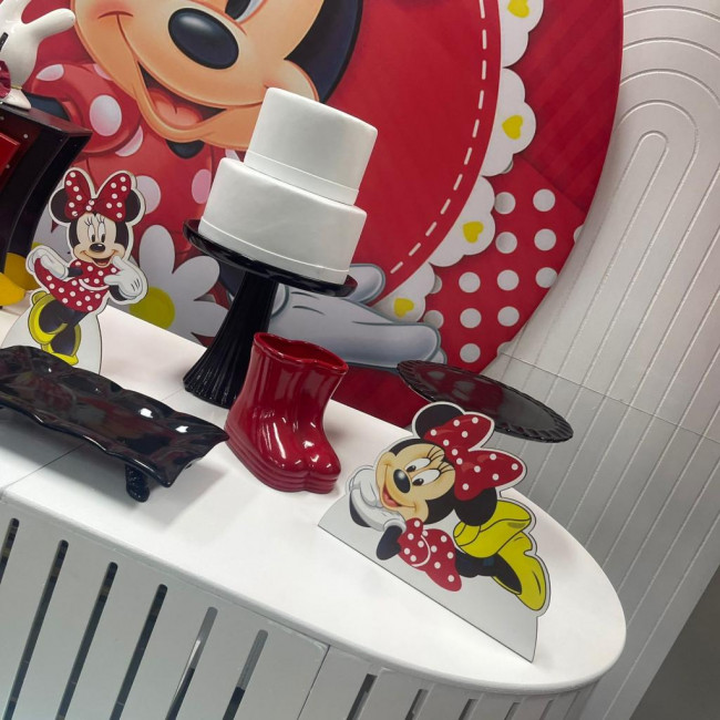 Minnie Vermelha com balões (Modelo 3)