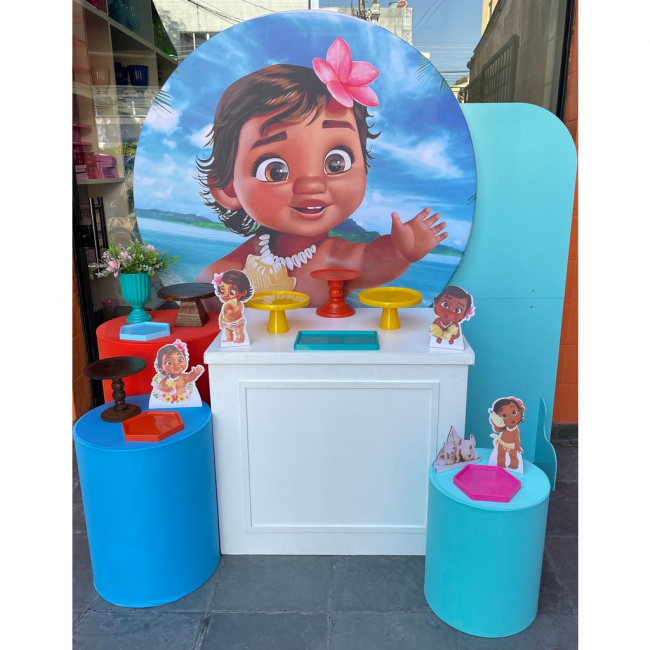 Moana baby painel tiffany