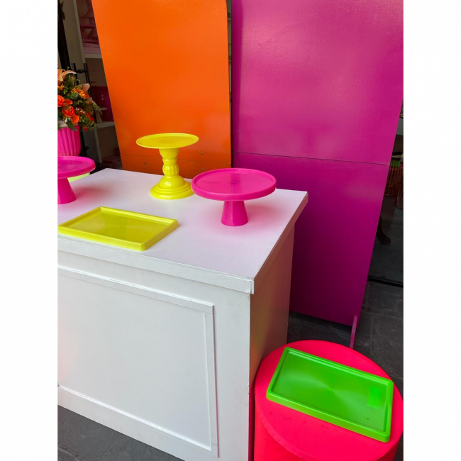 Neon painel laranja e pink ( modelo 3)