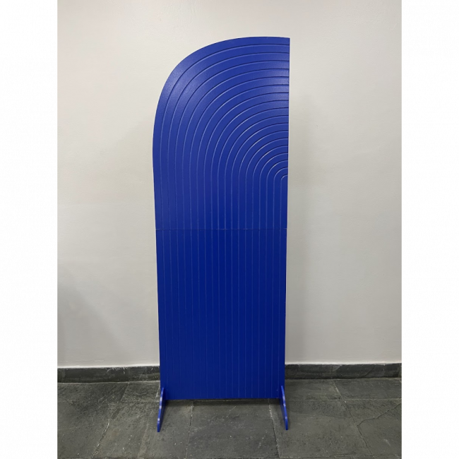 Painel Geométrico Azul Royal