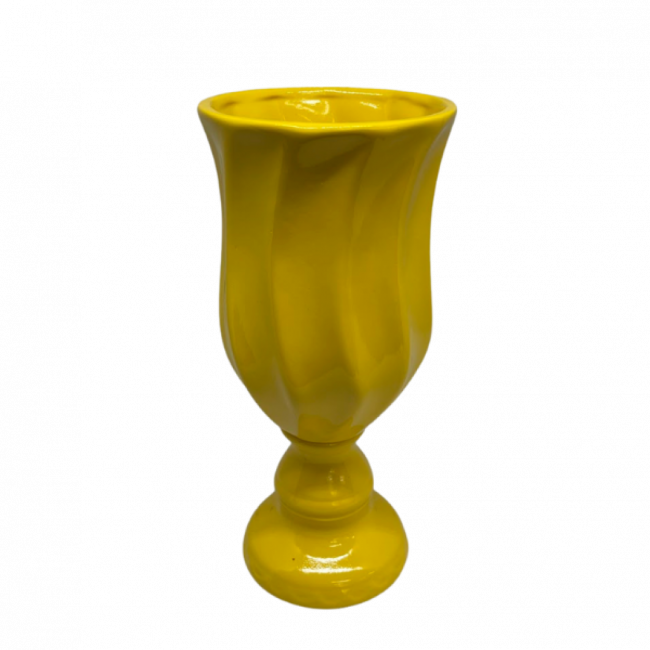 Vaso Onda M (Amarelo)