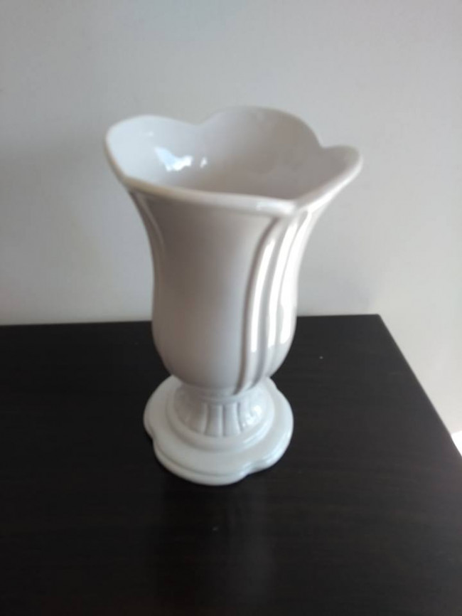 VASO DE CERAMICA BRANCO PP