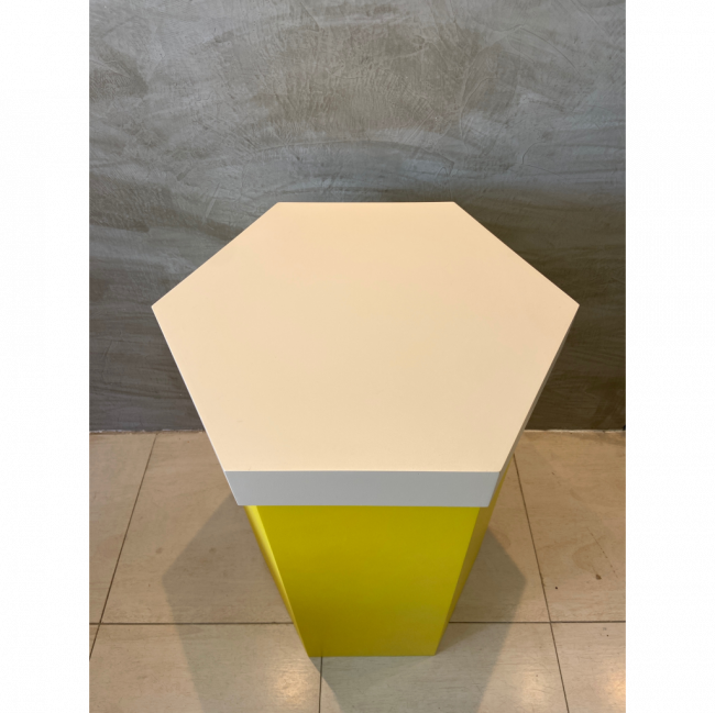 Cubo Sextavado G Amarelo