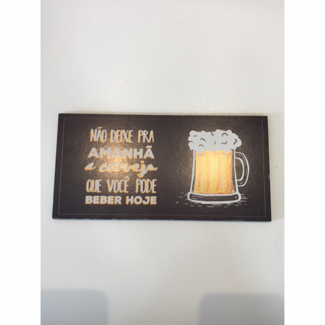 Placa Frase Cerveja