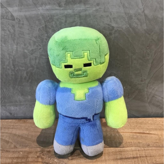 Zumbi minecraft pelucia