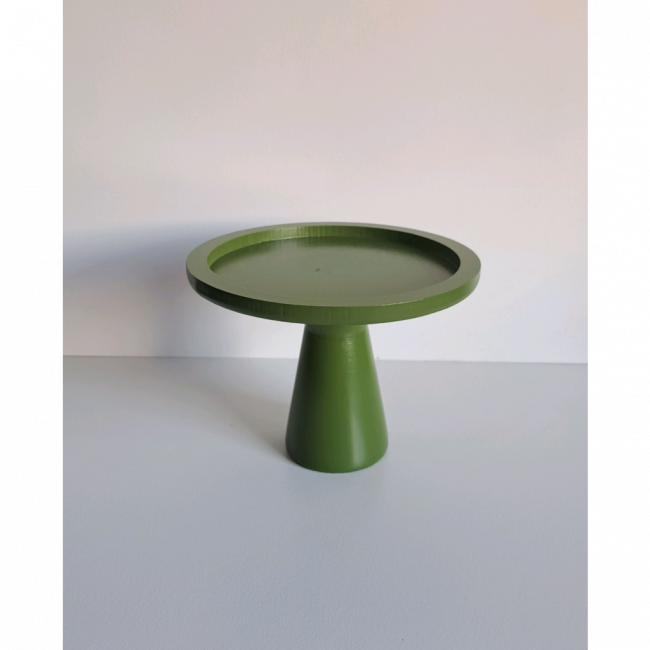 Boleira Cone Verde Militar P MDF