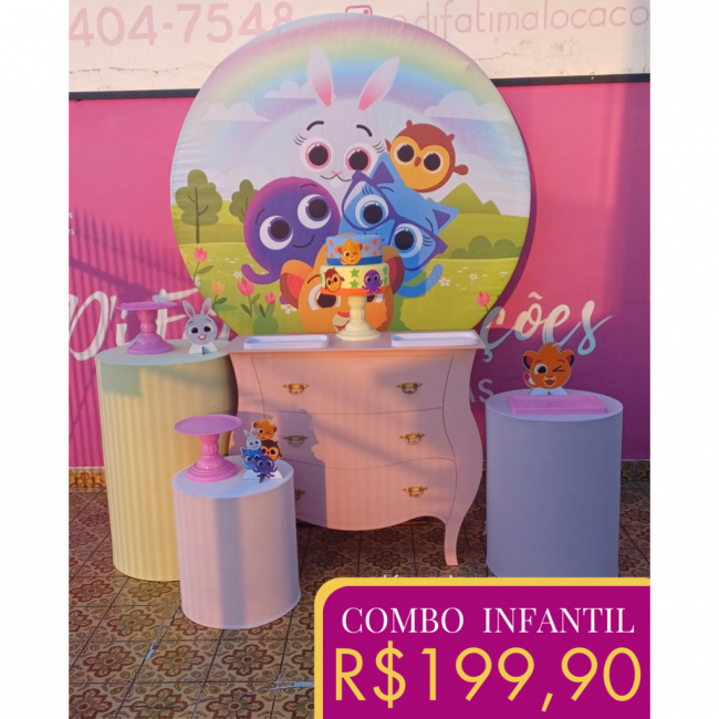 COMBO INFANTIL BOLOFOFOS MENINA