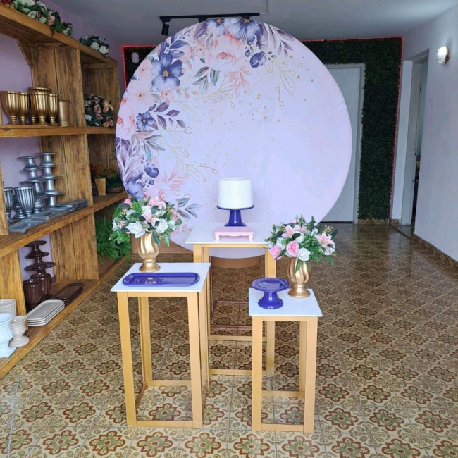 Decoração Adulto Azul e Rosa