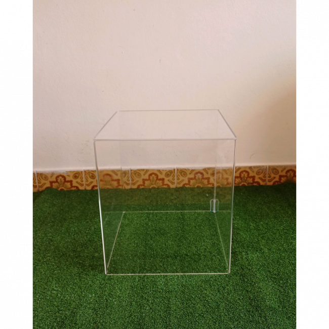 Mesa Cubo Acrilico transparente P 40x36