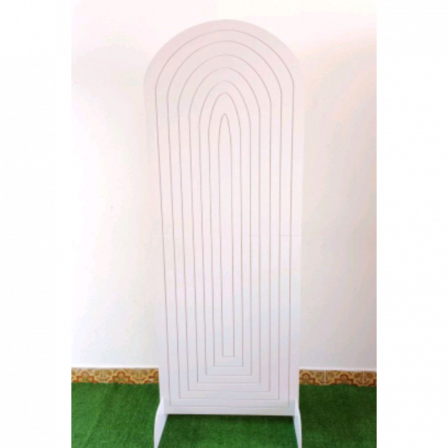 PAINEL MEIA LUA RISCADO BRANCO GELO (P) 170x60