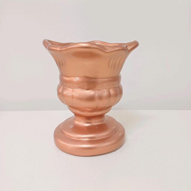 VASO ROSE GOLD CERÂMICA PP